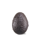 L'œuf chiné noir de 12cm