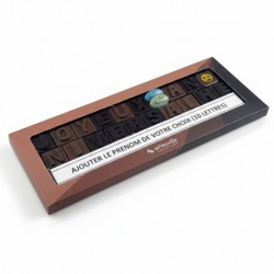 Message chocolat Joyeux anniversaire + prénom