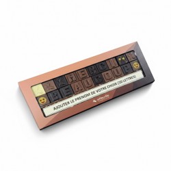 Message chocolat merci beaucoup + prénom