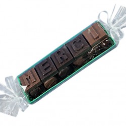 Réglette Merci et chocolats assortis