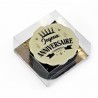 5 Etuis Palets chocolat personnalisés "Joyeux anniversaire"