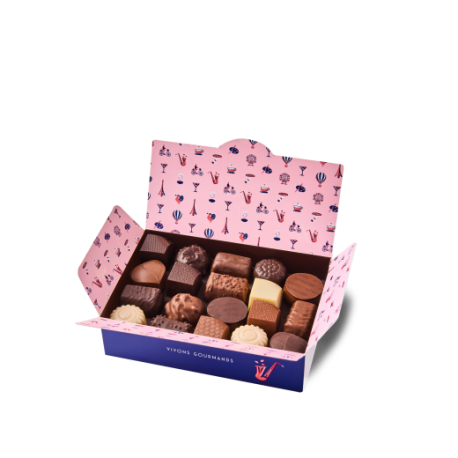 Ballotin 45 chocolats français