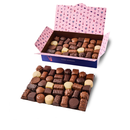 Ballotin 78 chocolats français
