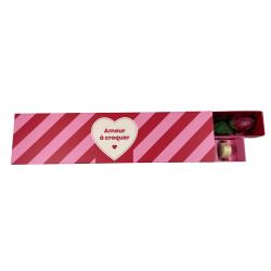 Fourreau Rose/Chocolat