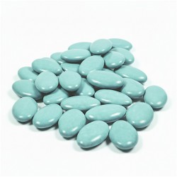 Dragées chocolat 70% Bleu lagon 500gr