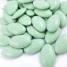 Dragées chocolat 70% vert givré 500gr