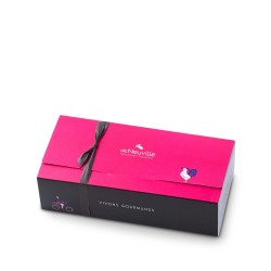 Dragées chocolat 70% fushia 500gr - De Neuville Limoges