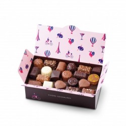 Ballotin 64 chocolats français