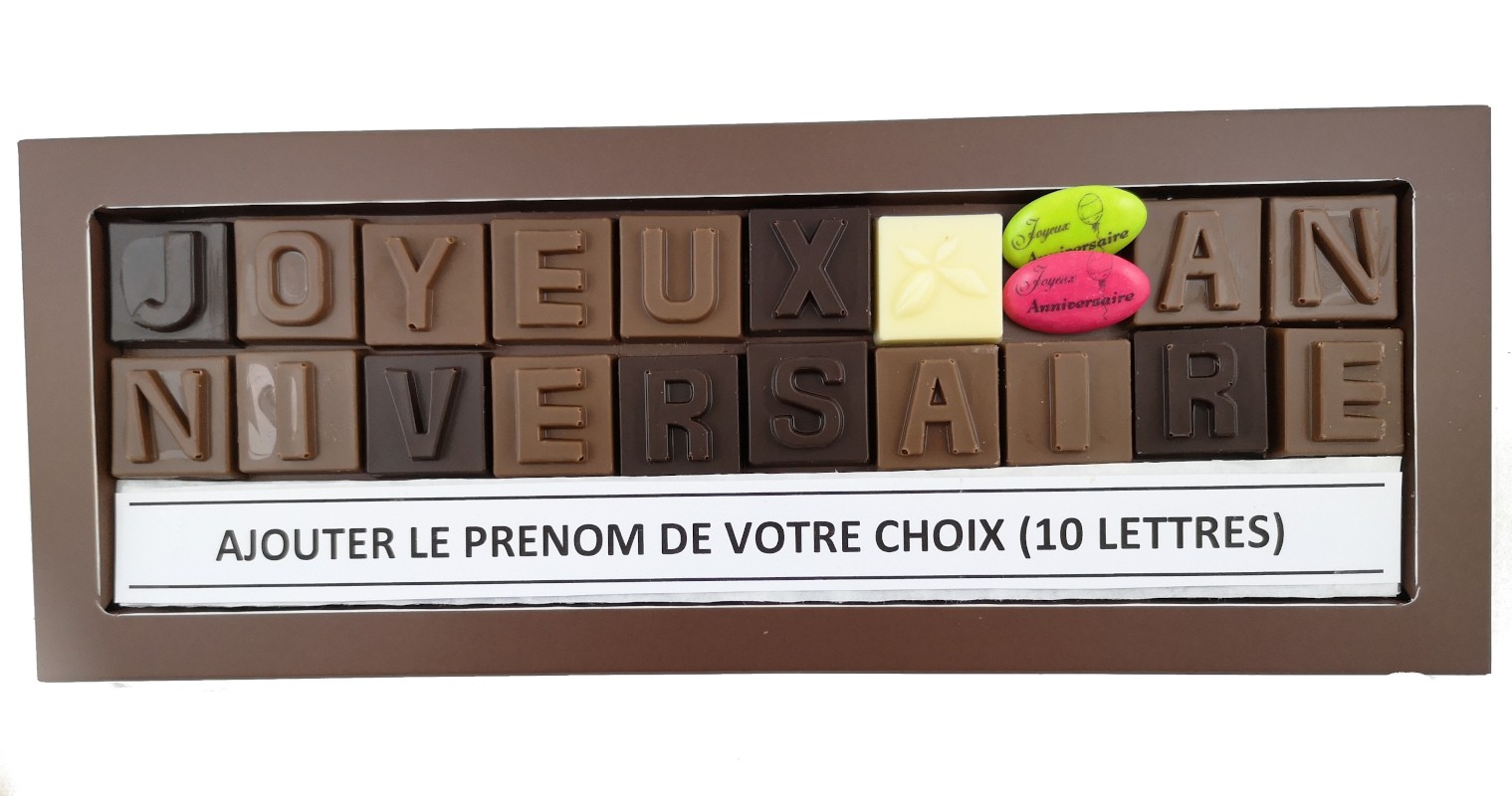 Message En Chocolat A Personnaliser